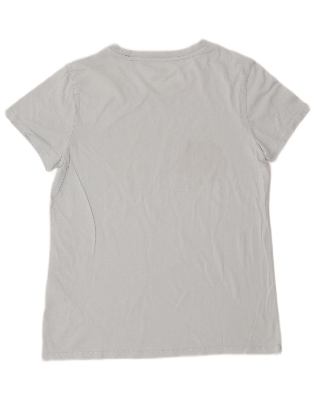 Levi's Grafisk T-shirt top til kvinder UK 12 Mellemblå bomuld
