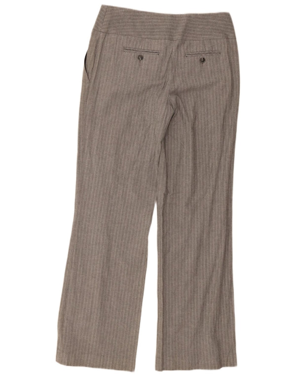 Marks & Spencer Chinobukser til kvinder UK 10 Small W30 L32 Grå nålestribe