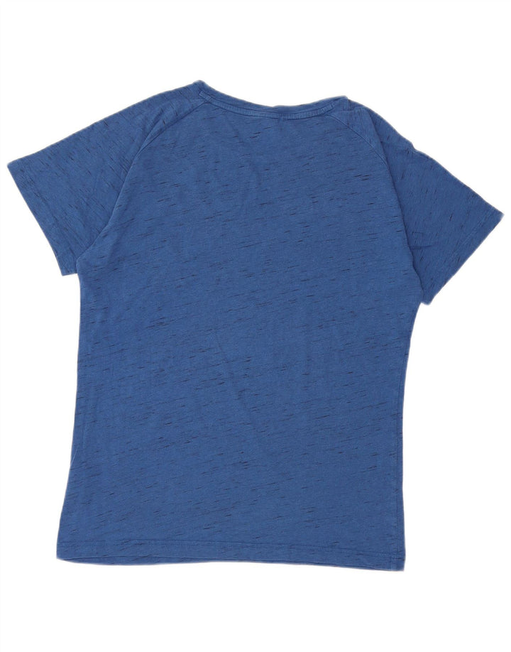 PUMA Herre T-shirt Top Medium Blue Flecked Bomuld