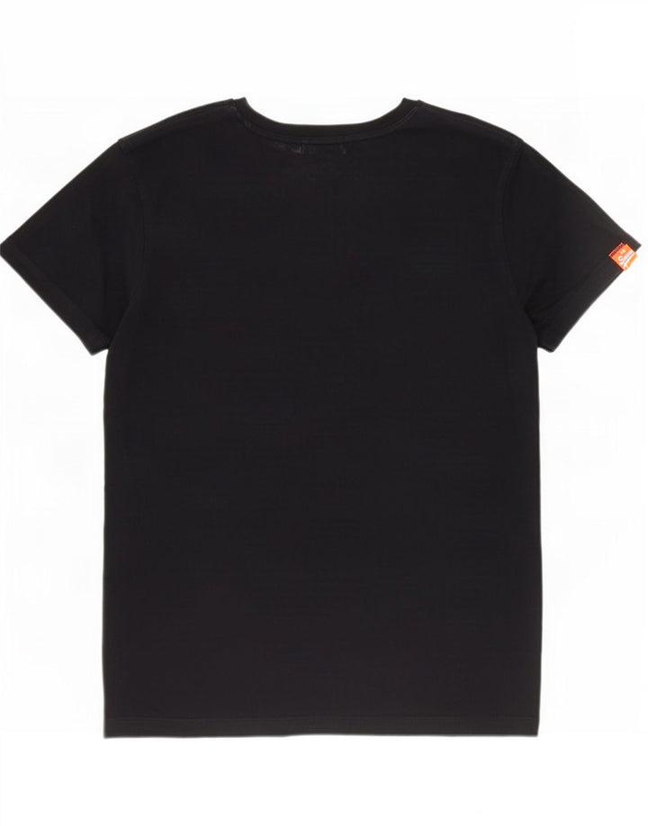 Superdry T-shirt top til mænd, lille sort bomuld