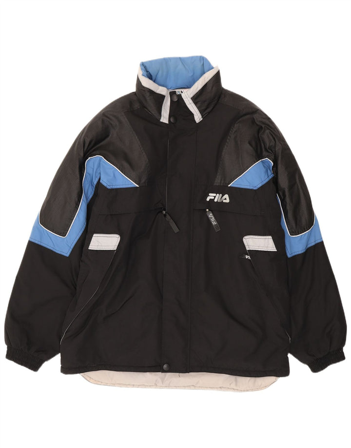 Fila Herre Skijakke IT 56 3XL Sort Colourblock Polyamid