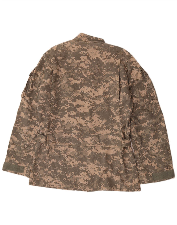Vintage Herre Military Jacket UK 38 Medium Green Camouflage