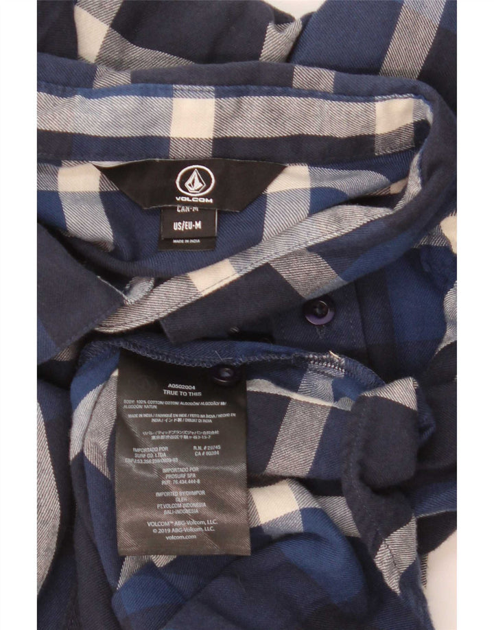 Volcom Herre Flanelskjorte Medium Navyblå Ternet Bomuld