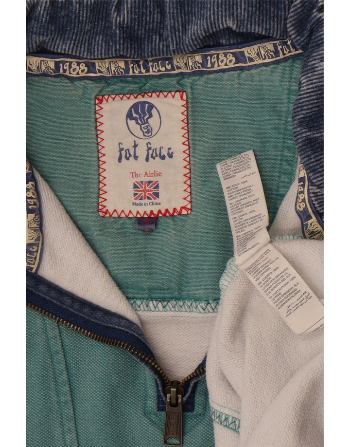 Fat Face Herre The Airlie Sweatshirt Jumper Medium Grøn Colourblock