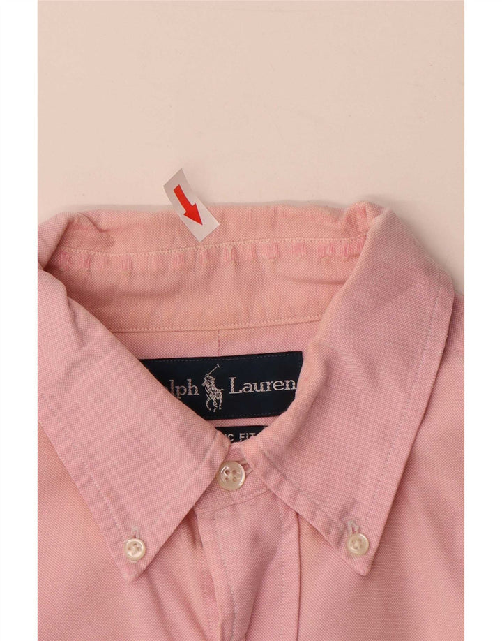 Ralph Lauren Herre Classic Fit skjorte Medium Pink Bomuld