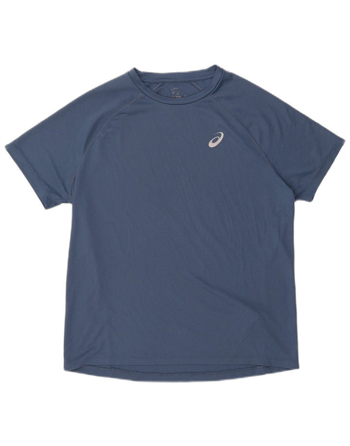Asics Herre T-Shirt Top Stor Blå Polyester