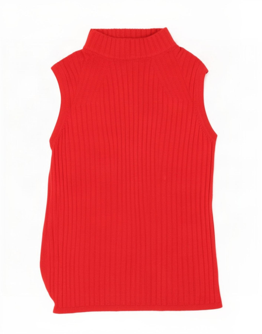 Marks & Spencer Dame Vest Tank Top UK 12 Medium Red Viscose