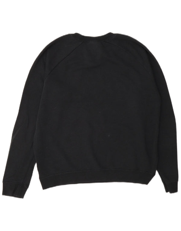 Nike Womens Graphic Oversized Sweatshirt Jumper UK 10 Small Grey Bomuld
