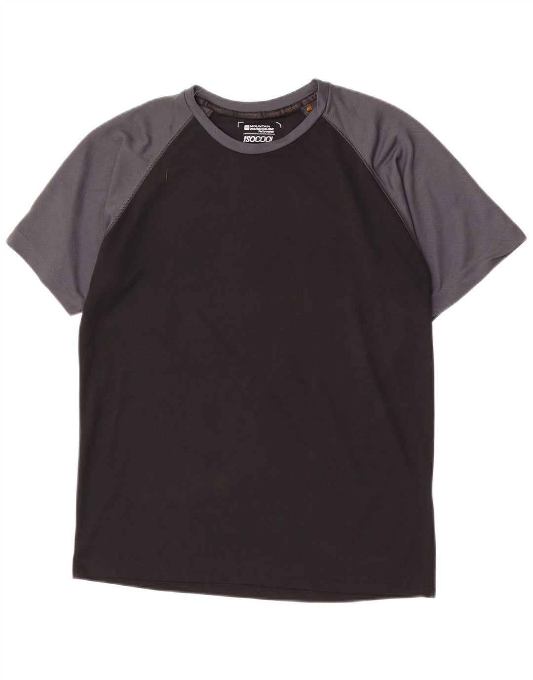 Mountain Warehouse Herre IsoCool T-Shirt Top Medium Sort Colourblock