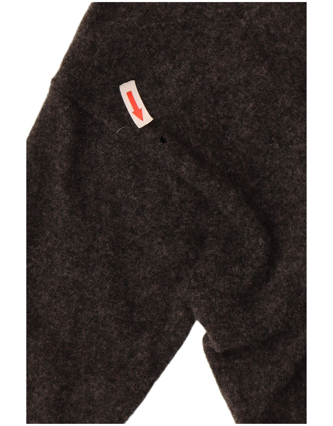 JIGSAW Dame 3/4-ærmet Jumper Dress UK 8 Small Grey Lammeuld