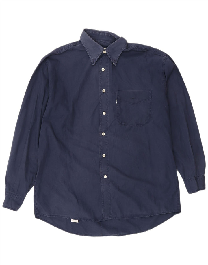 Levi's herreskjorte stor marineblå bomuld