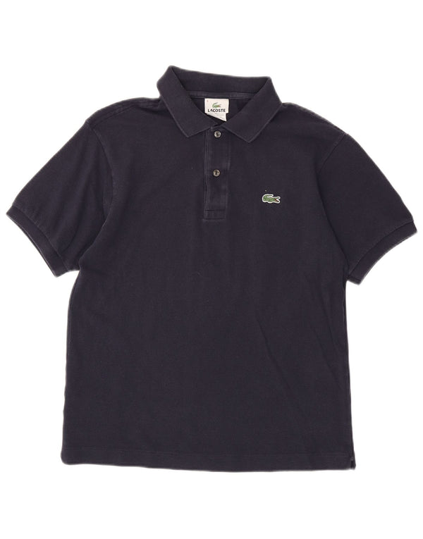 Lacoste herre poloshirt størrelse 4 Medium marineblå bomuld