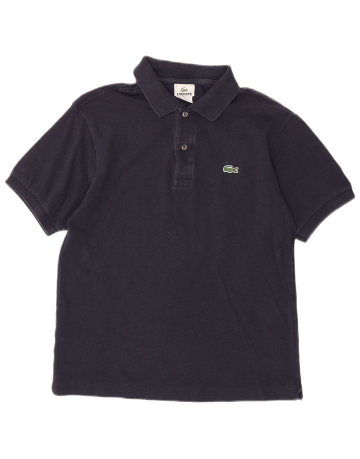 Lacoste herre poloshirt størrelse 4 Medium marineblå bomuld