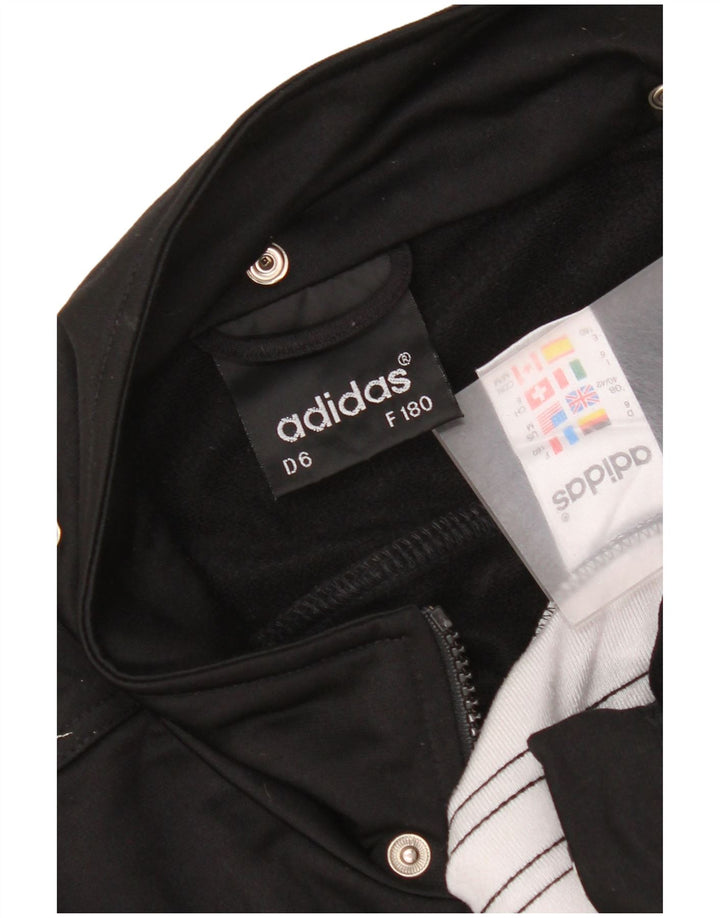 Adidas Herre grafisk træningsdragt Topjakke UK 40/42 Medium Sort Colourblock