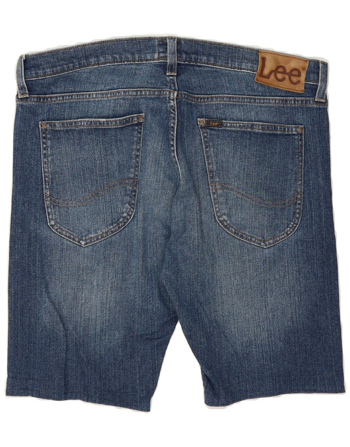 LEE Mens Luke Denim Shorts W34 Large Blue Cotton Vintage Lee and Second-Hand Lee from Messina Hembry 