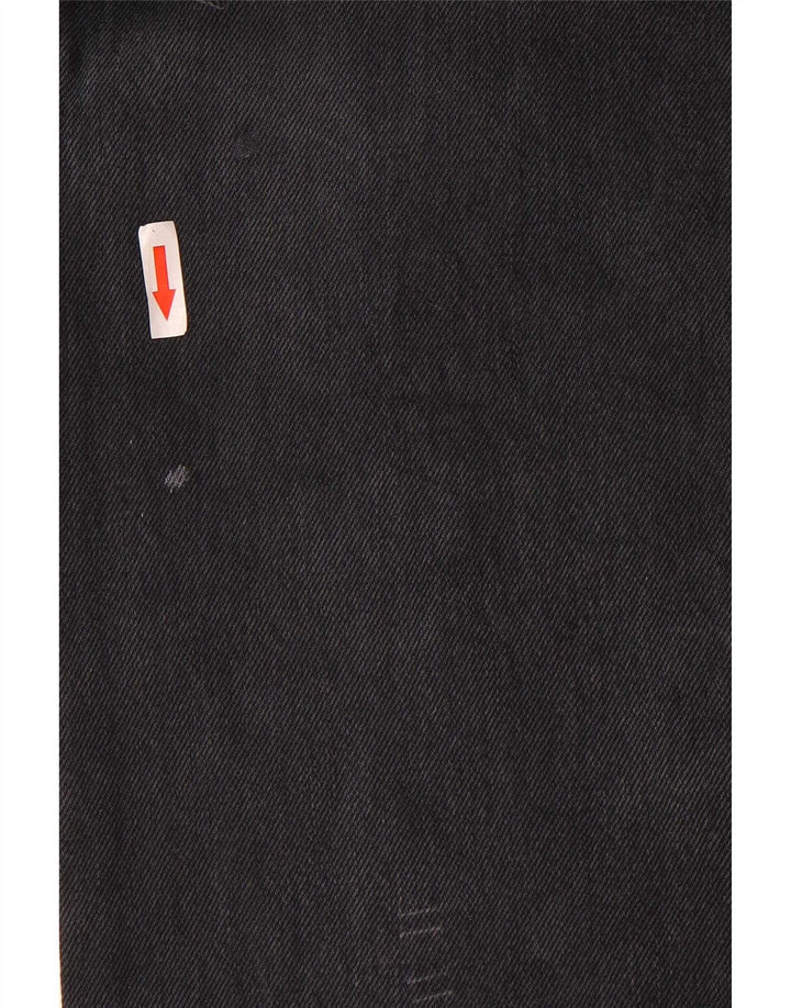Levi's Herre 501 Straight Jeans W34 L34 Sort Bomuld