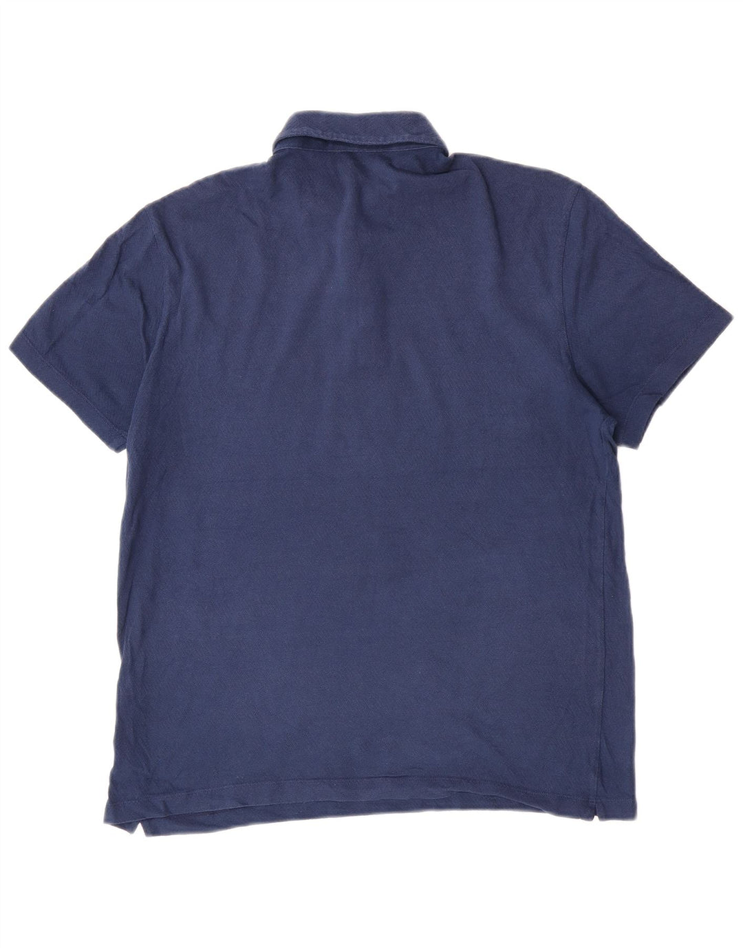 Massimo Dutti Herre Polo Shirt Stor Blå Bomuld