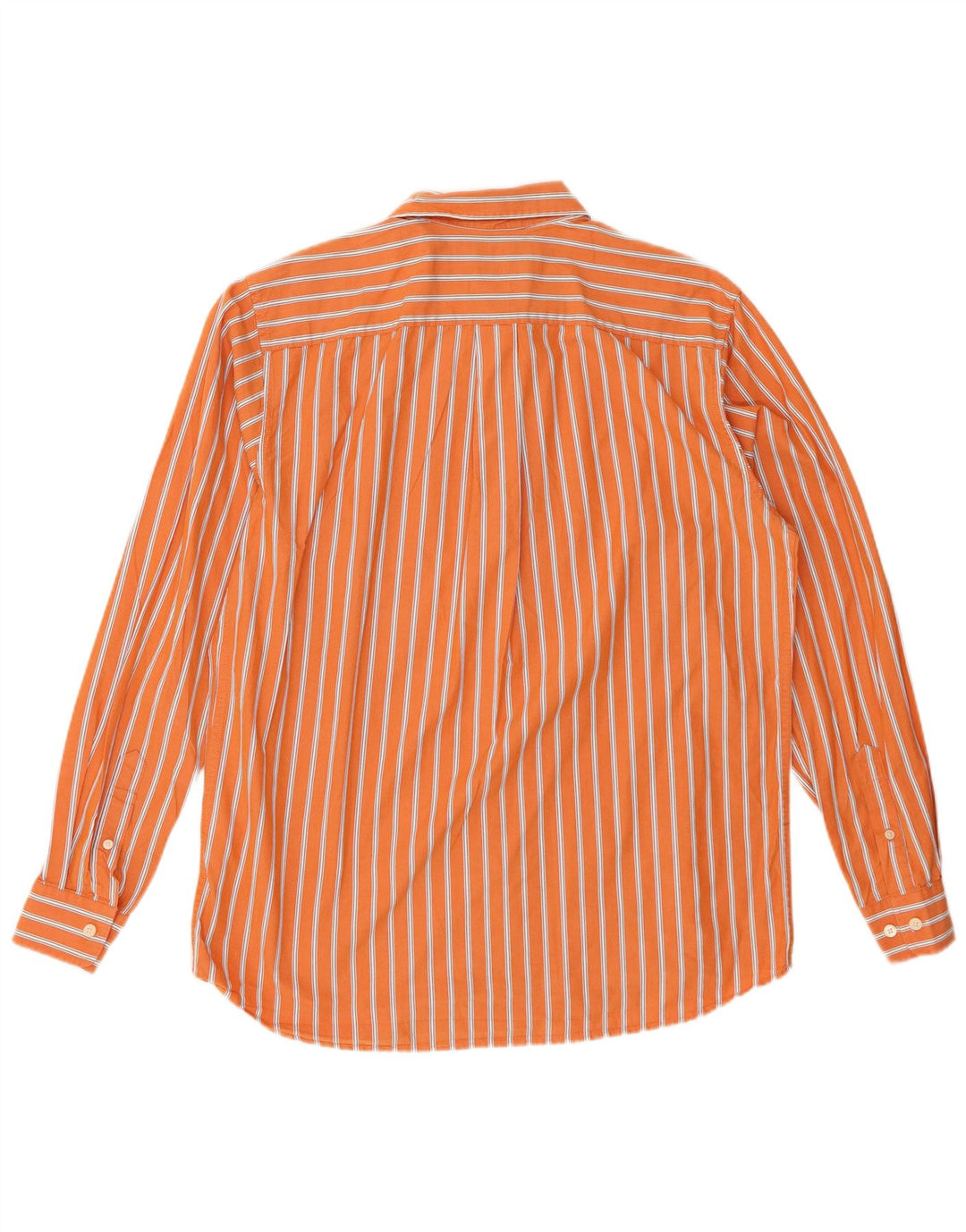 EDDIE BAUER Herreskjorte Medium Orange Nålestribet bomuld