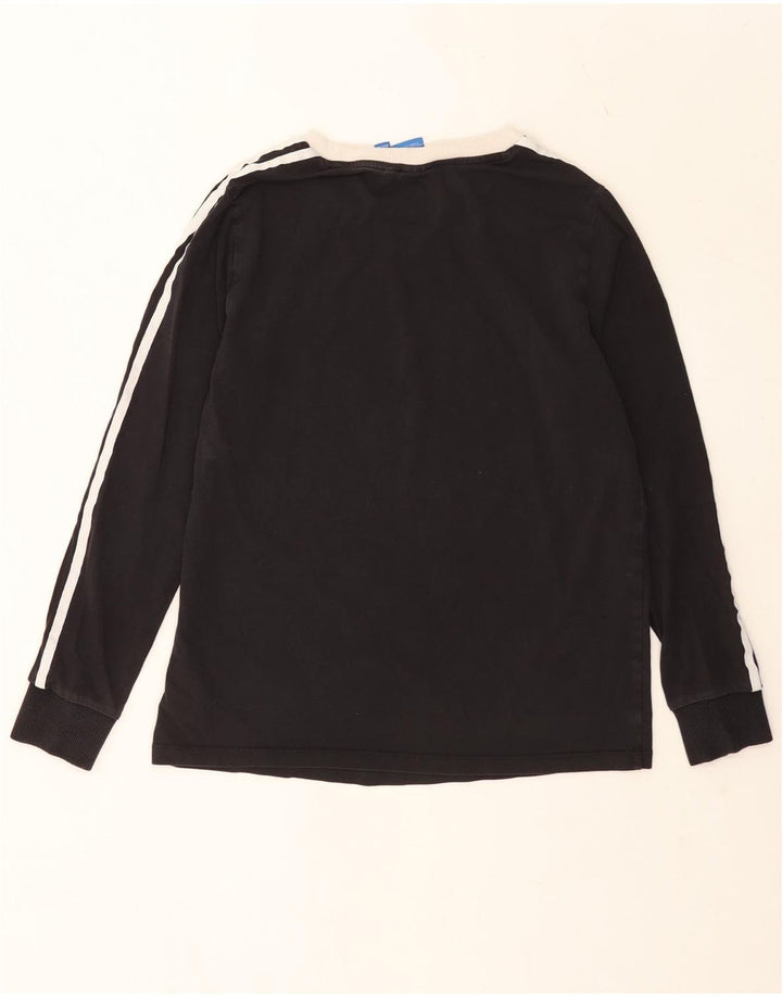 Adidas Dame Top Langærmet UK 14 Medium Sort Bomuld