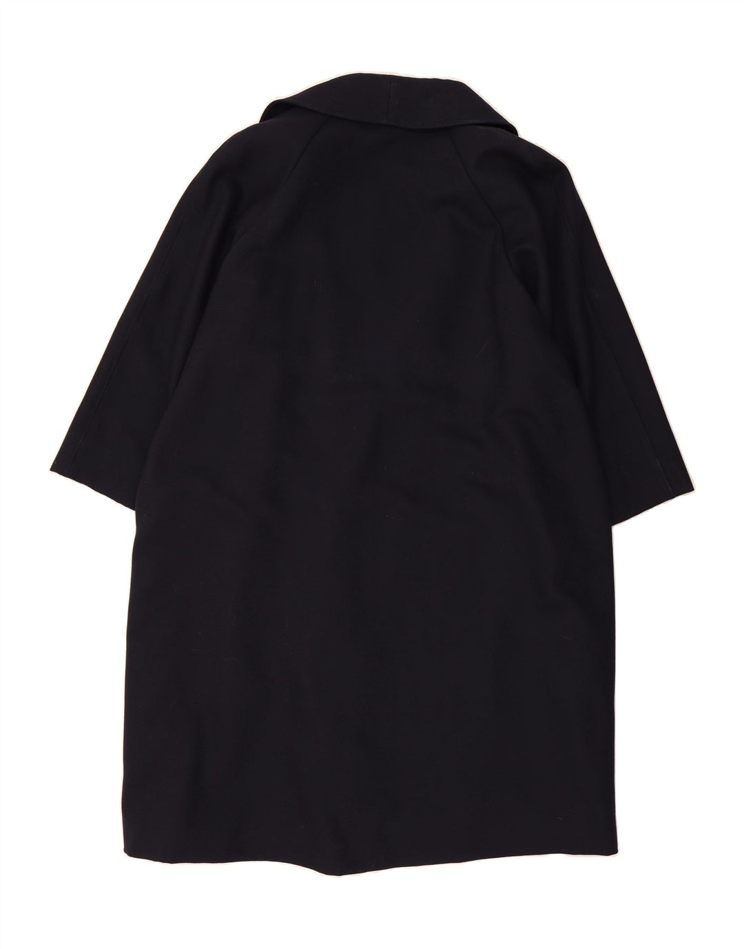 VINTAGE Womens Overcoat UK 22 3XL Navy Blue Vintage Vintage and Second-Hand Vintage from Messina Hembry 