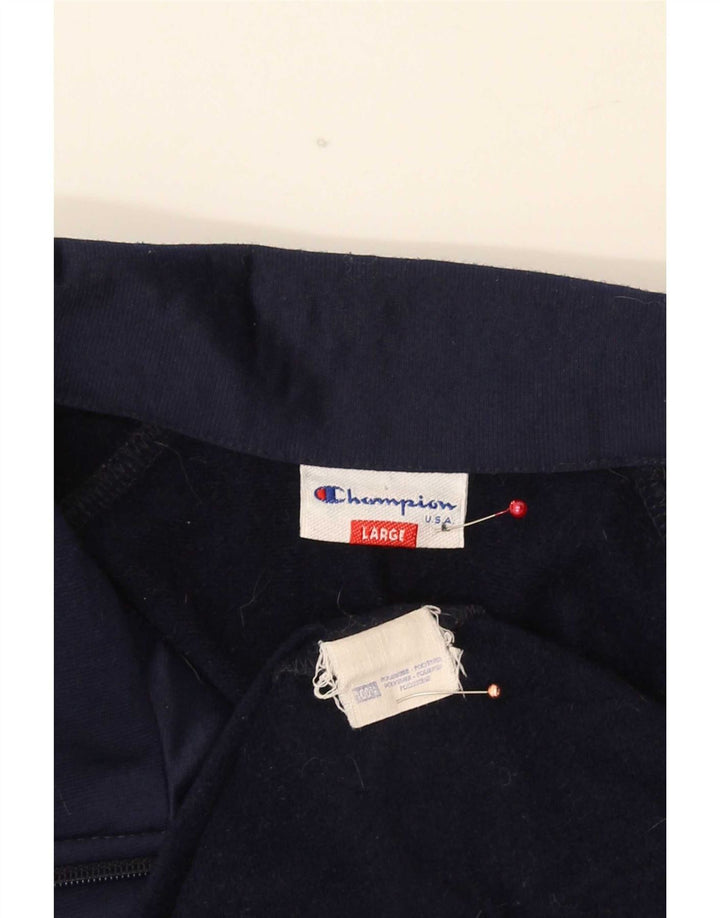 Champion Herre træningsdragt Topjakke Stor marineblå polyester