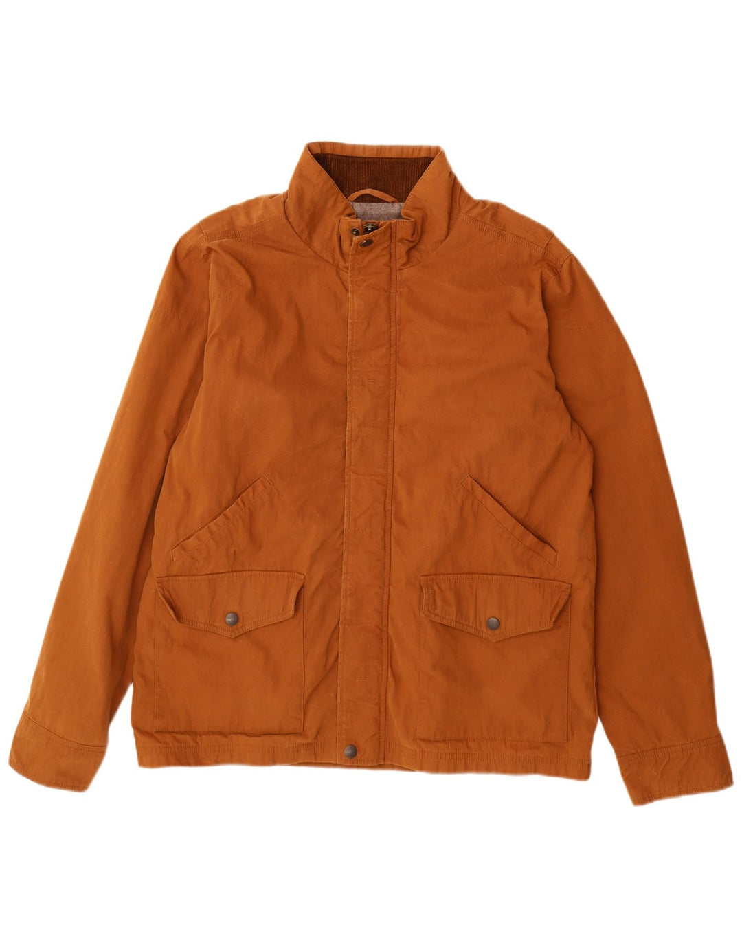 FAT FACE Bomberjakke til mænd UK 40 Stor brun bomuld