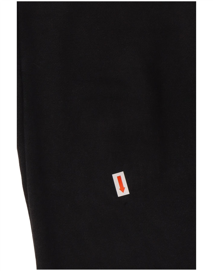 ADIDAS Mens Graphic Tracksuit Trousers Joggers Medium  Black Cotton