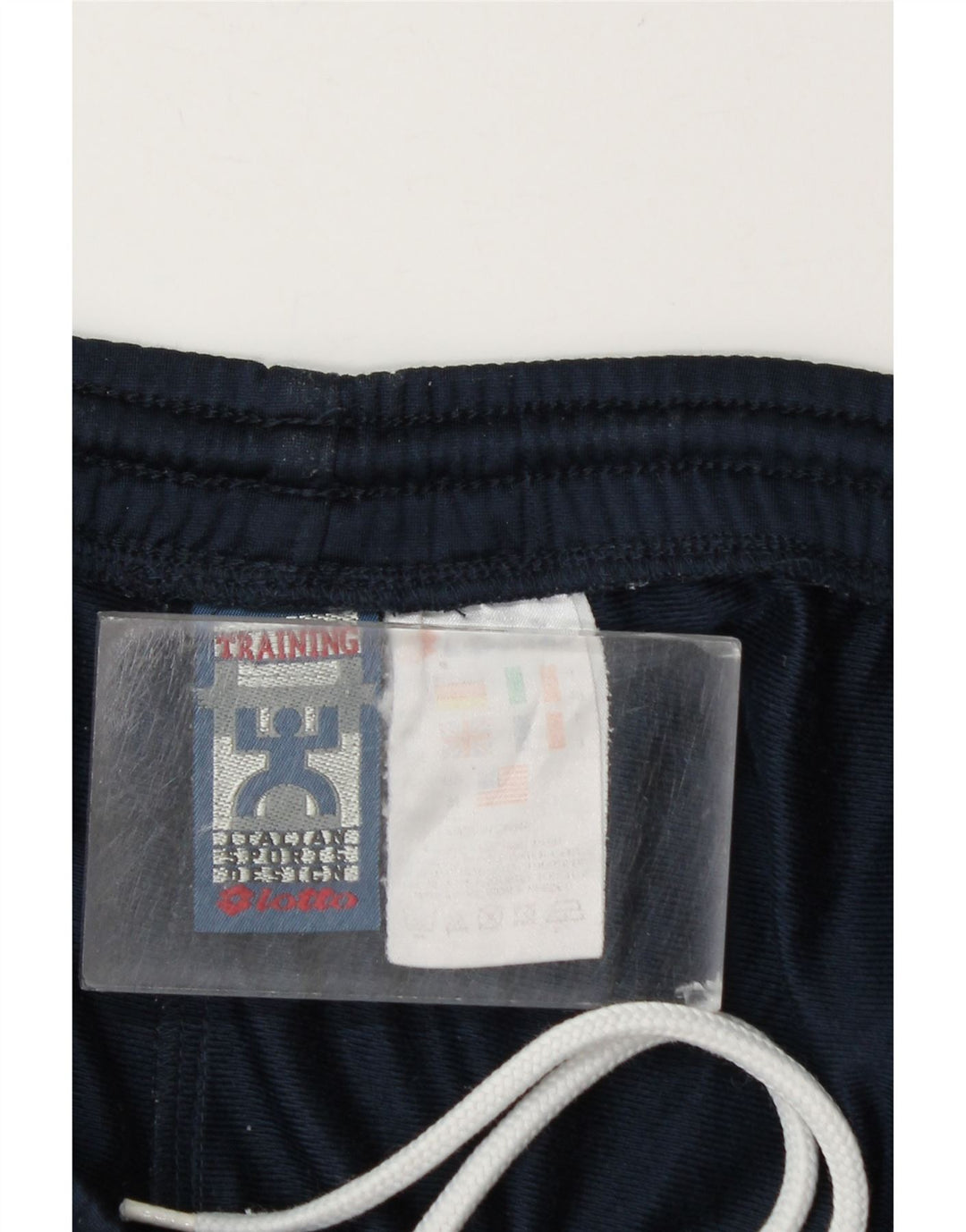 Lotto Herre grafisk træningsdragt Bukser Large Navy Blue Colourblock