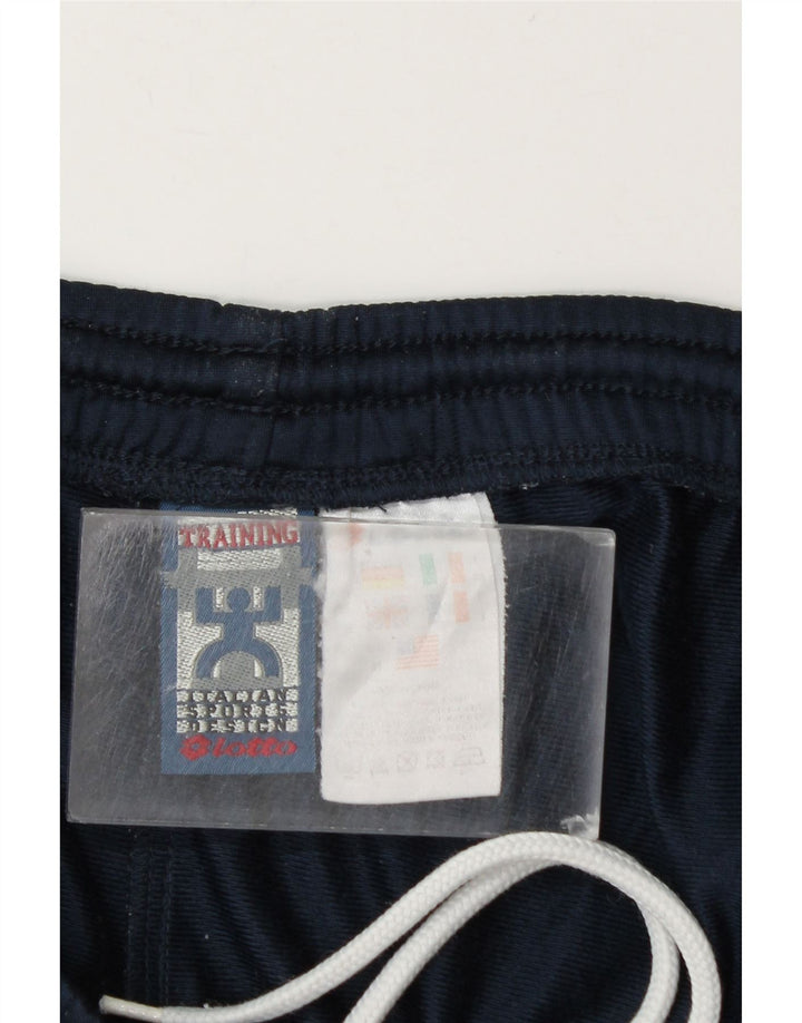 Lotto Herre grafisk træningsdragt Bukser Large Navy Blue Colourblock
