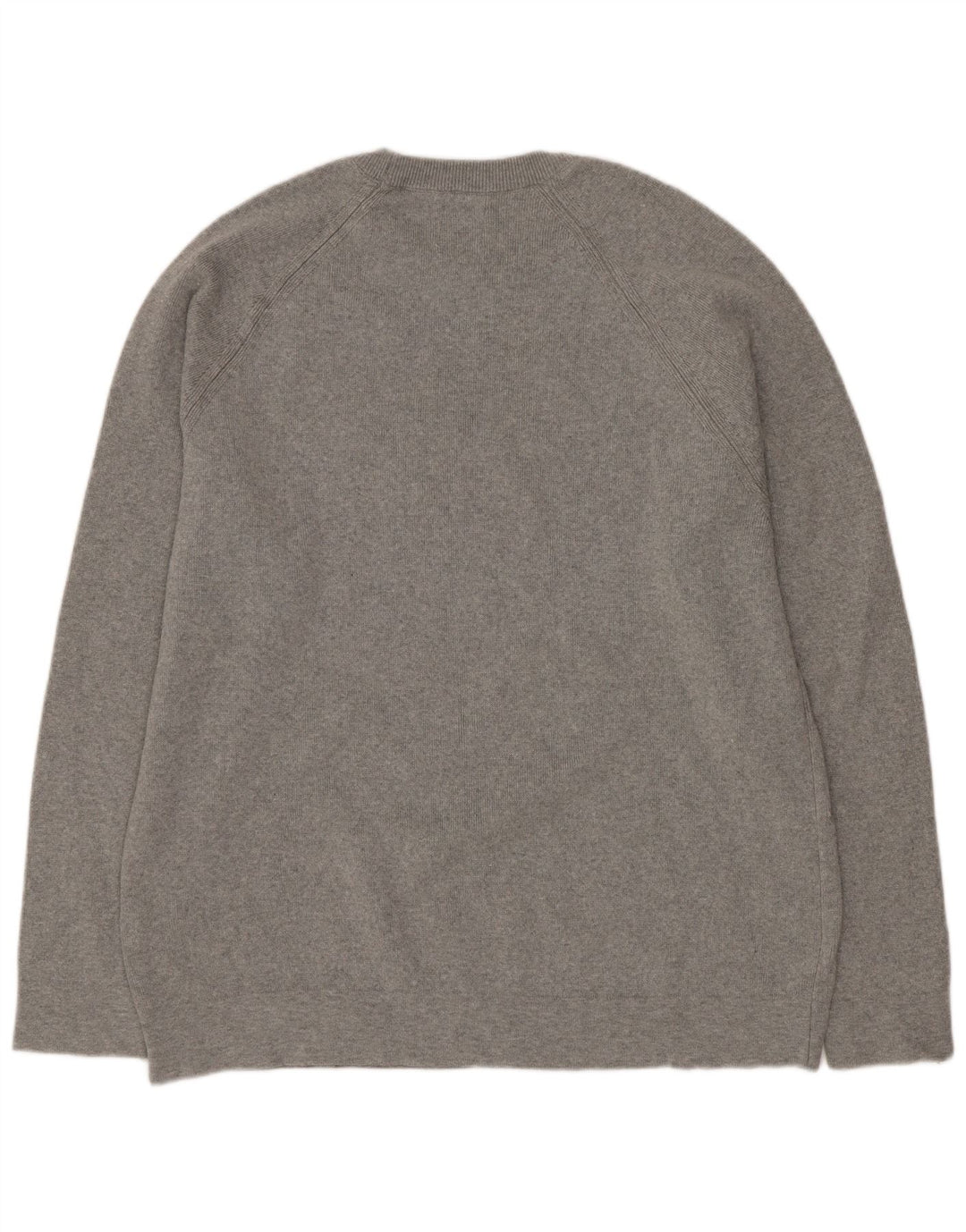 Zara Herre sweater med rund hals, mellemgrå