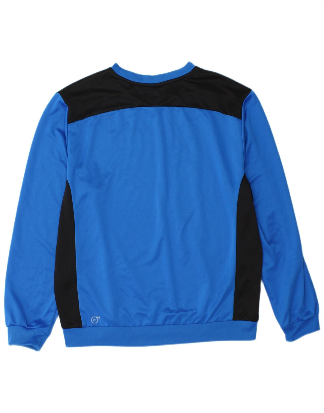 Puma Herre Sweatshirt Jumper Large Blue Colourblock Polyester