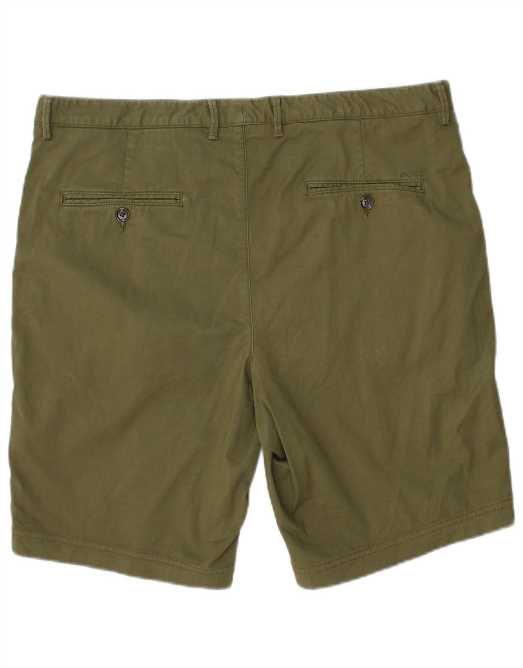 HUGO BOSS Herre Chino Shorts IT 52 XL W36 Khaki Bomuld