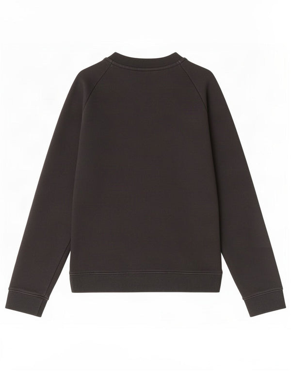 Adidas Womens Graphic Sweatshirt Jumper UK 10 Small Black Cotton