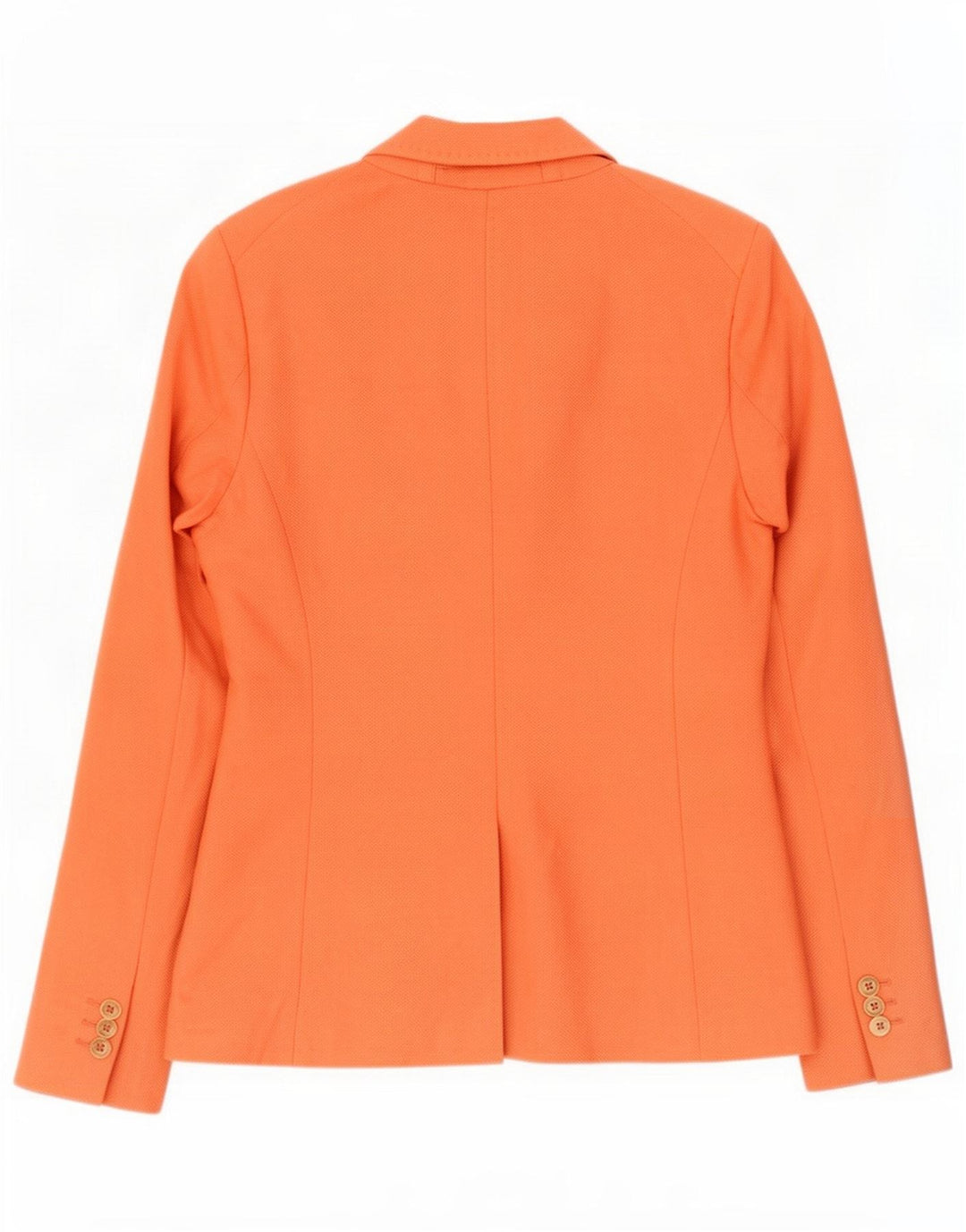 Massimo Dutti Dame 1-knaps blazerjakke EU 38 Small Orange Cotton