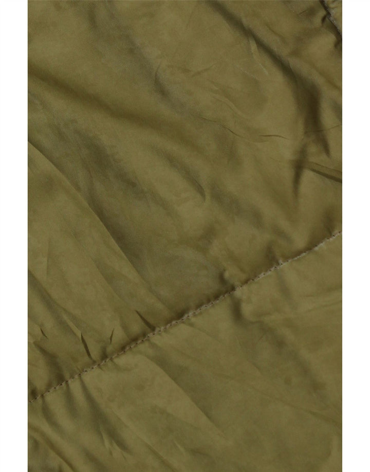 Carrera Herre Polstret Gilet UK 40 Large Khaki Colourblock Polyester