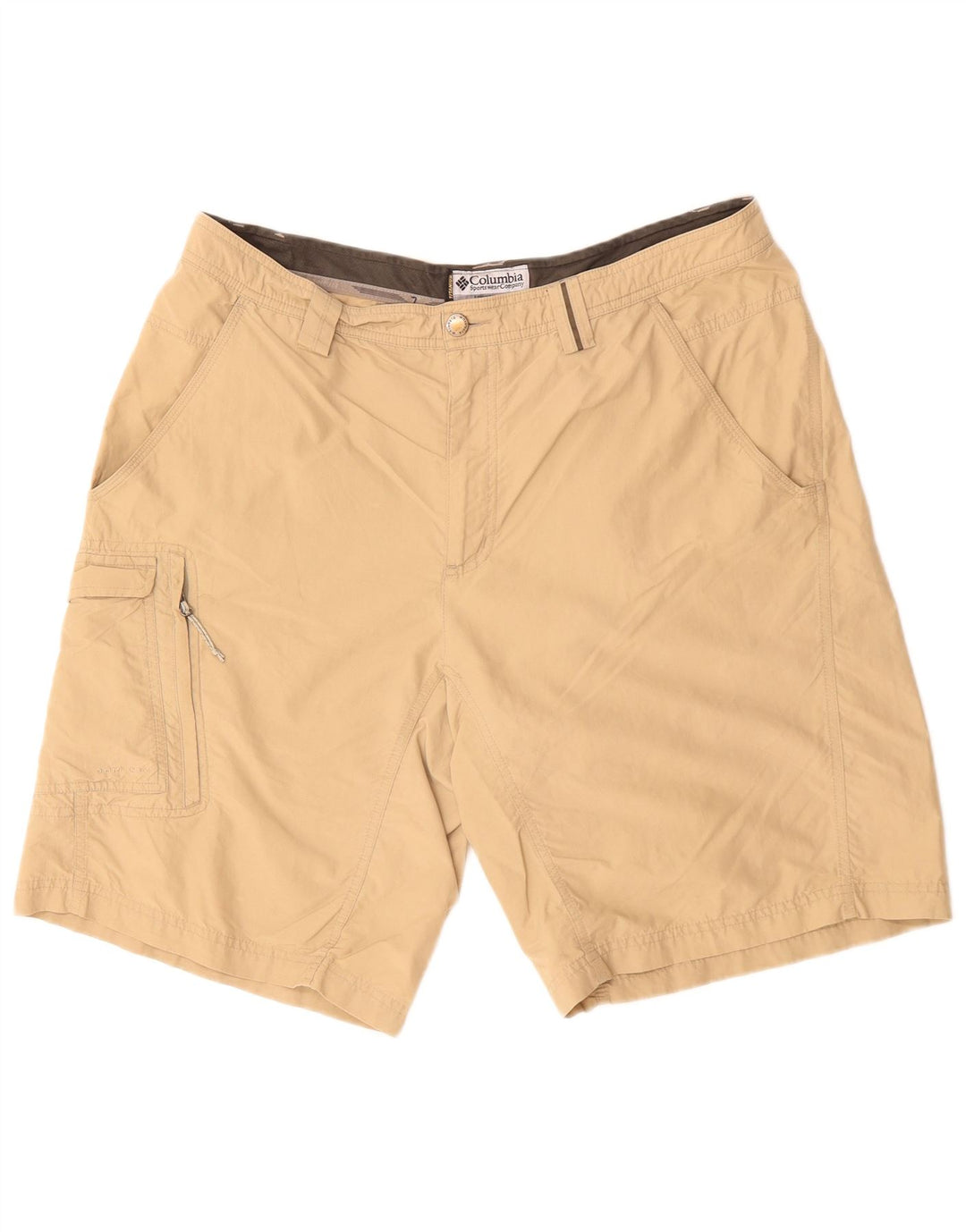 COLUMBIA Herre Cargo Shorts W36 Large Beige Nylon