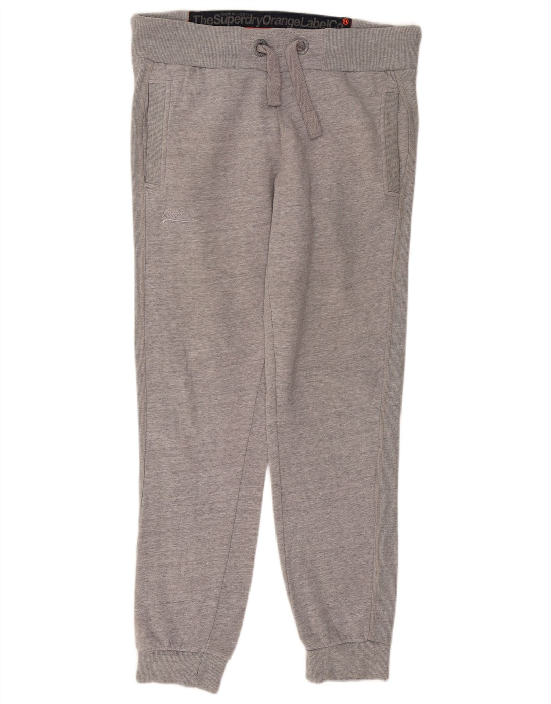 SUPERDRY Herre Slim Fit træningsdragt Bukser Joggers Medium Grey Bomuld