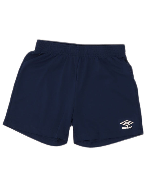 Umbro Boys Sports Shorts 9-10 År Medium Navy Blue Polyester