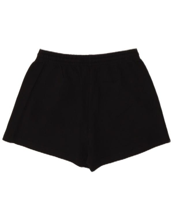 Adidas sportsshorts til kvinder UK 12/14 medium sort bomuld