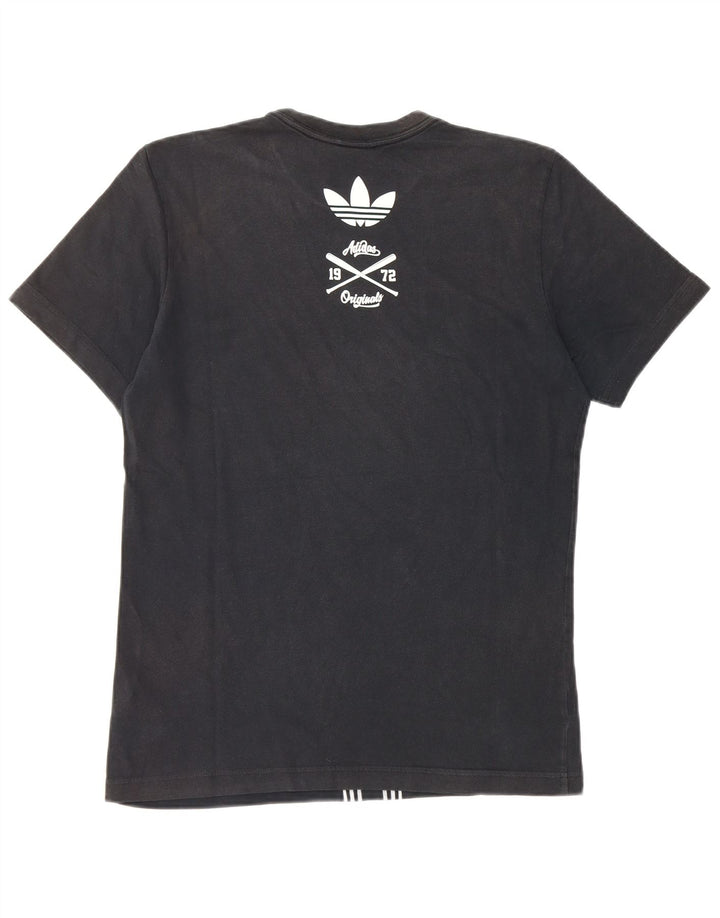 Adidas Herre grafisk T-shirt top lille sort bomuld