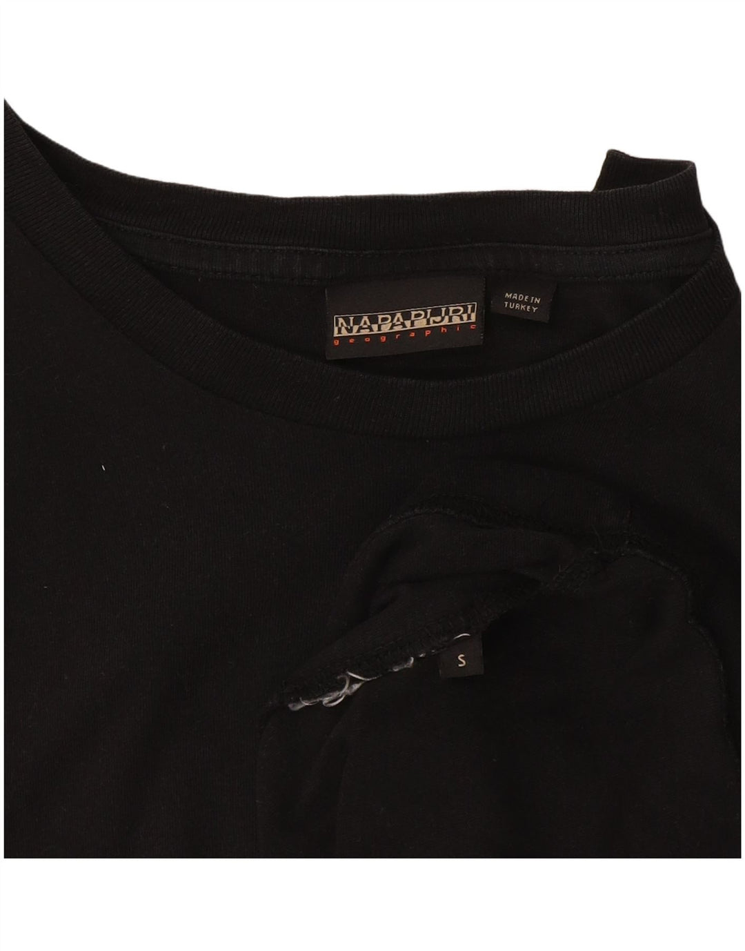 Napapijri Herre T-Shirt Top Lille Sort