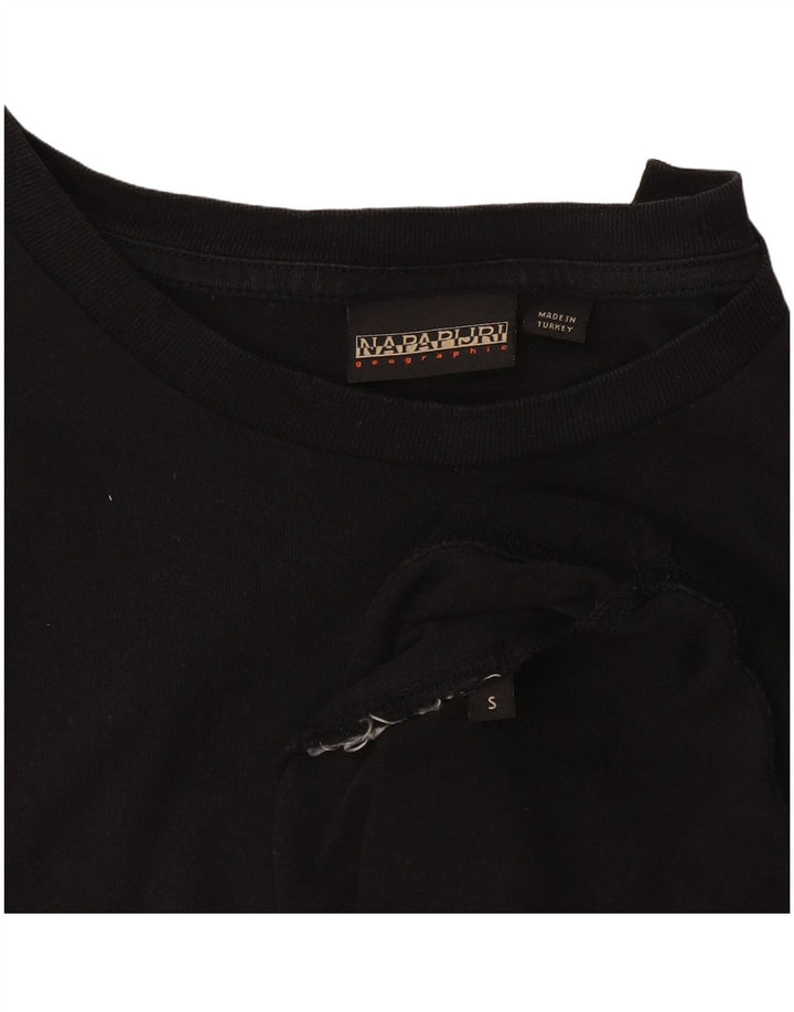 Napapijri Herre T-Shirt Top Lille Sort