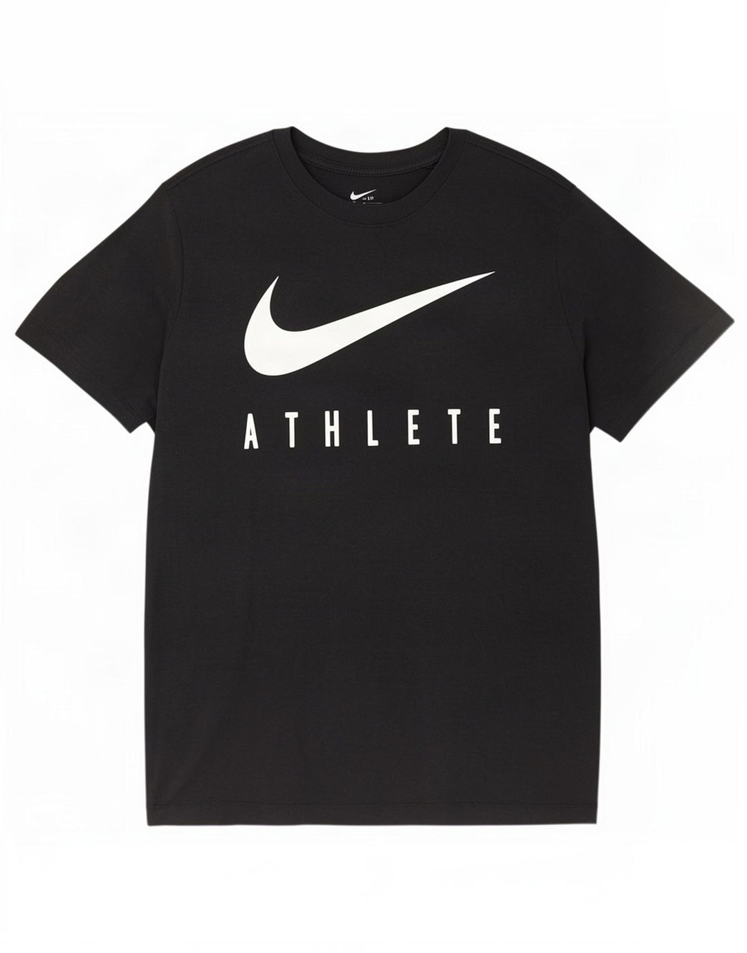Nike Herre Dri Fit Grafisk T-Shirt Top Stor Sort Polyester