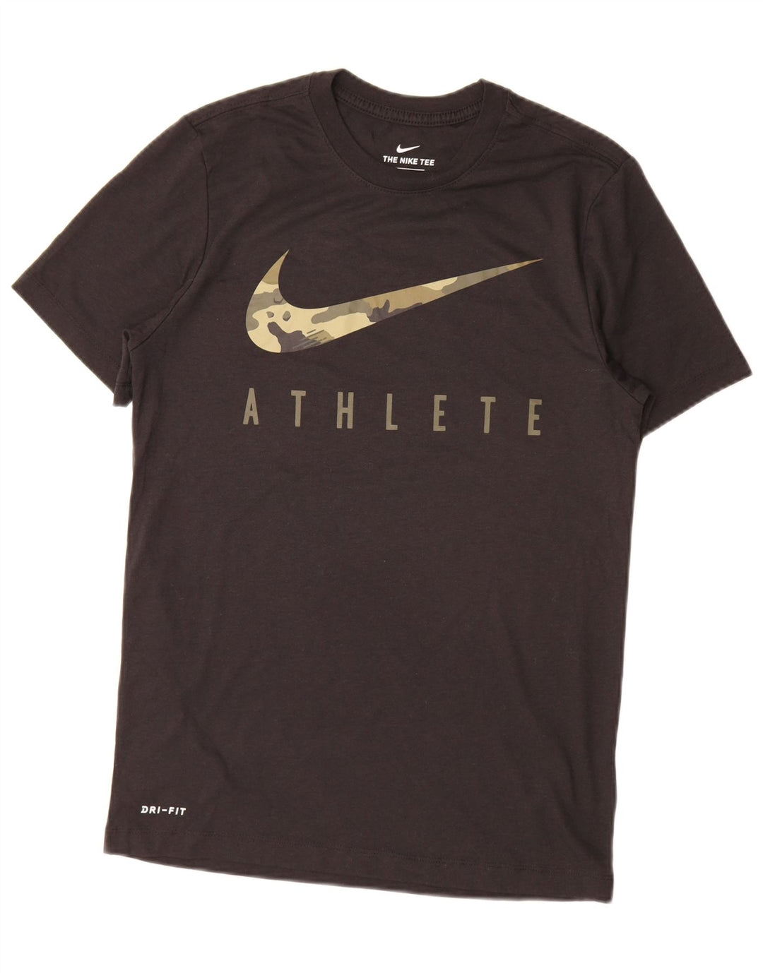 Nike Herre Dri Fit grafisk T-shirt top lille sort polyester
