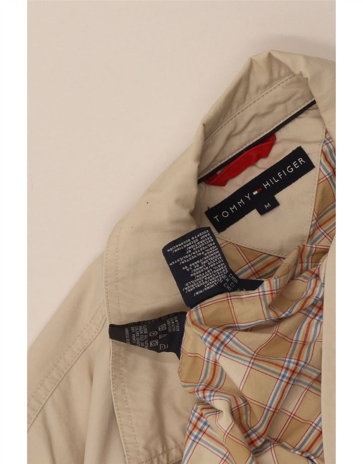 Tommy Hilfiger Herre Bomber Jacket UK 38 Medium Beige Bomuld