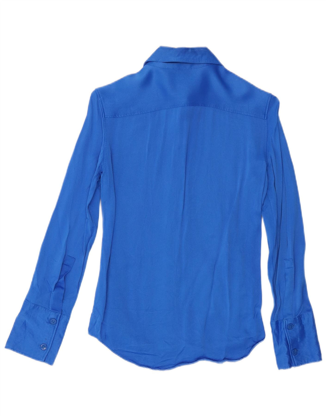Zara Dameskjorte UK 6 XS Blå Viscose
