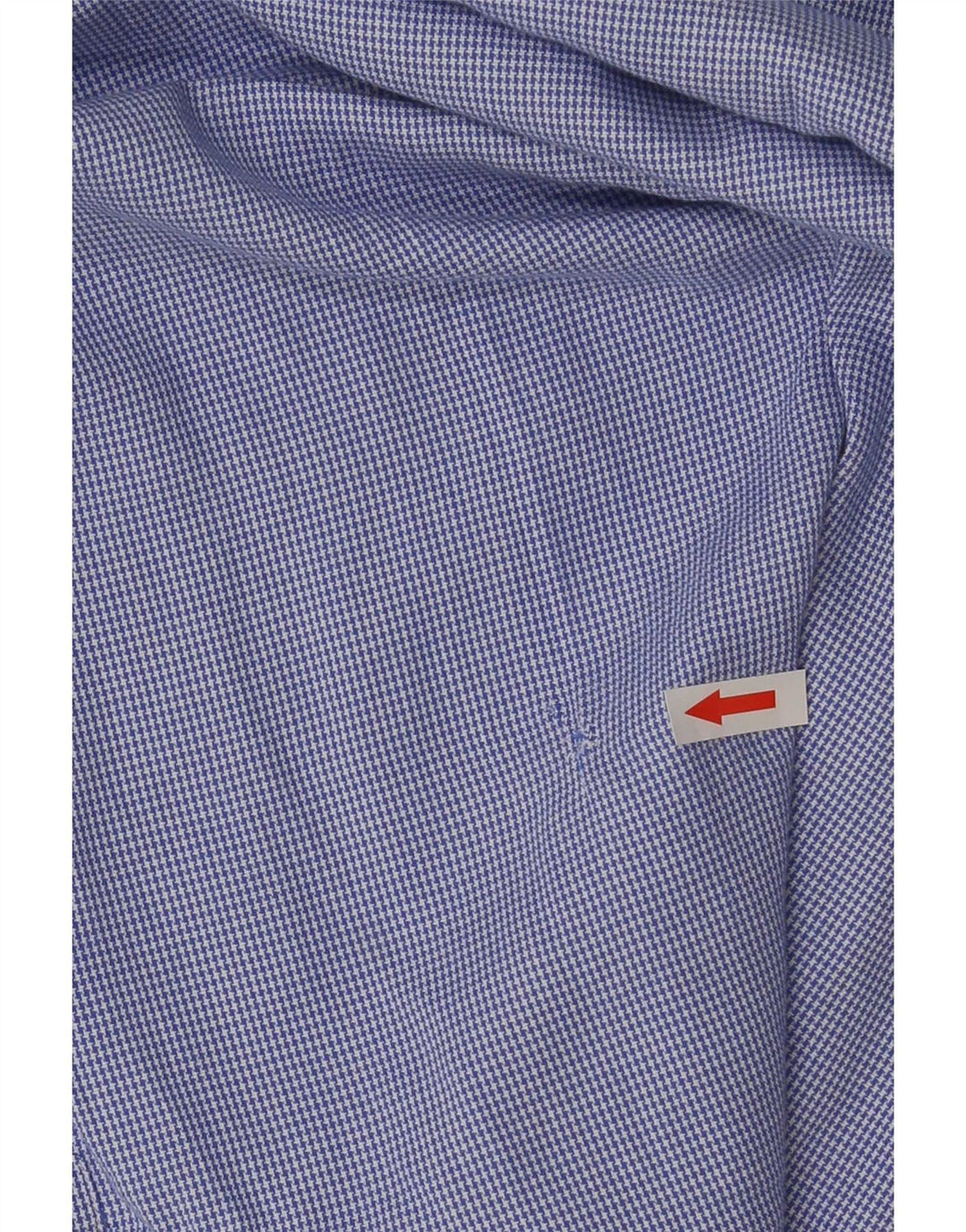 Massimo Dutti herreskjorte str. 40 Medium Blue Houndstooth