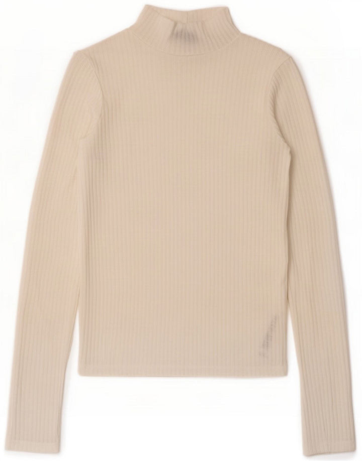 Topshop Dame Top Langærmet UK 8 Small White Polyester