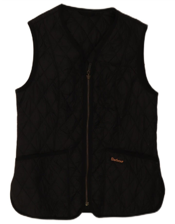 Barbour Dame Quiltet Gilet UK 12 Medium Sort