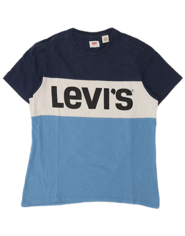 Levi's Herre grafisk T-shirt Top Lille flerfarvet Colourblock